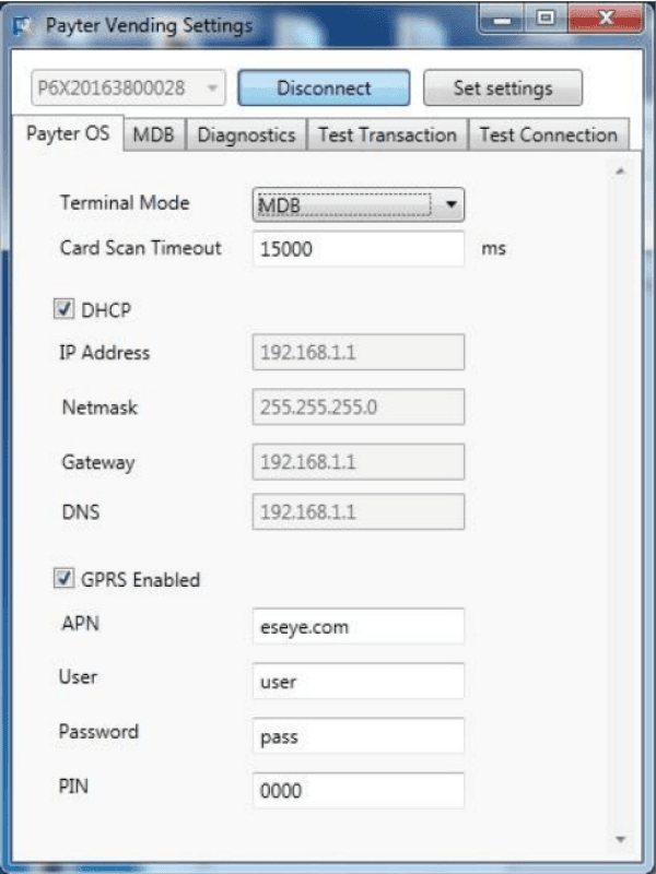 Terminal Configuration