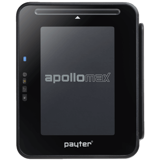 Apollo Max: Blipp, chip och magnetremsa plus skärm för pin-kod och produktval