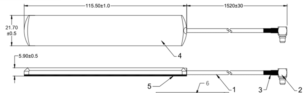 Dimensions Antenna